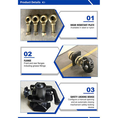 트레일러 힐치 커플러 트러브러 커플링 13-65kg 용량 및 140KN/150KN/280KN/360KN의 D 값